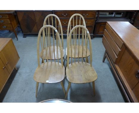 A set of four Ercol Golden Dawn chairs