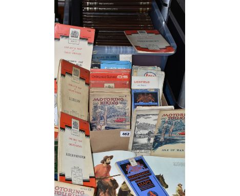 TWO BOXES OF BOOKS, and Maps comprising twenty-six volumes of 'The Old West' by Time Life Books, The Reader's Digest Complete