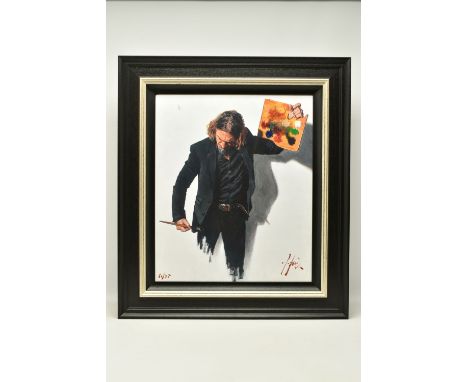 FABIAN PEREZ (ARGENTINA 1967) 'NEO-EMOTIONALISM THE NEW ERA', a signed limited edition self-portrait print 61/95, with certif