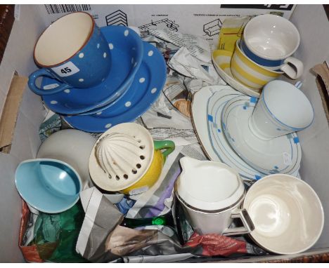 Box of TG Green & Poole pottery (some (A/F)