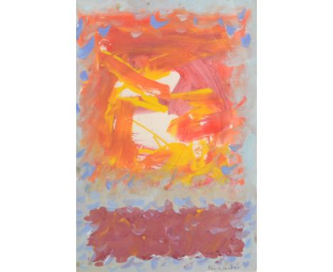 ROY WALKERUntitledAcrylicSigned Together with a Guido Morris facsimile print