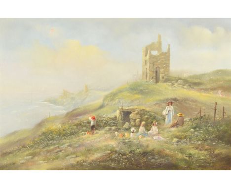 TED DYERPicnic by the Engine HousesOil on canvasSigned 51 x 76cm 