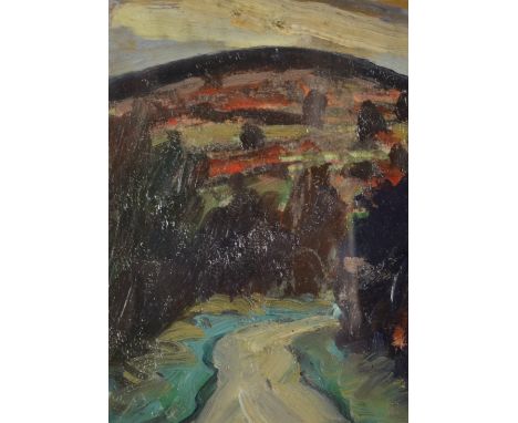 PETER COLLISLandscapeOil on boardSigned 13 x 9.5cm  Condition report - Item in good condition . Selling from a private vendor