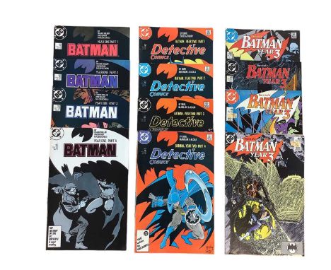 Batman: Year One #404, 405, 406, 407 - (1987) - Includes Complete 4 Issue Mini Series - First appearance Carmine Falcone - Fr