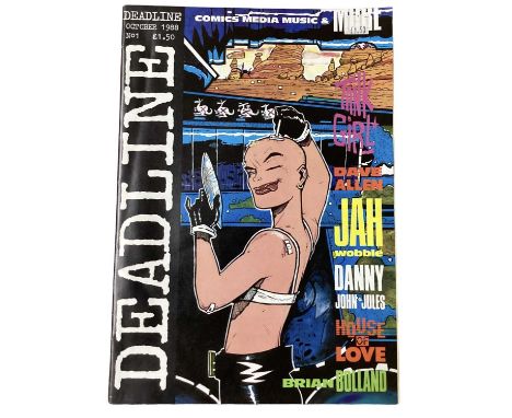 Deadline magazine #1 (1988) first apperance of Tank Girl by Jamie Hewlett, together with a complete run from issue 2 - 18 (19