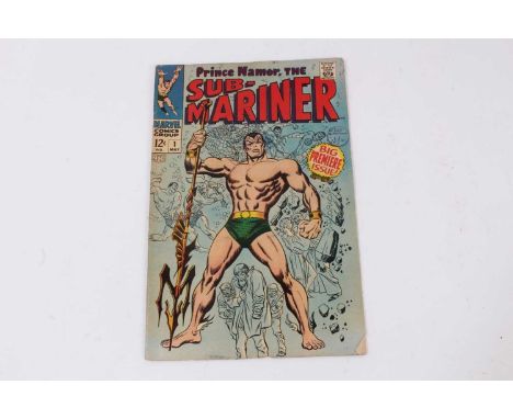 Marvel Comics Prince Namor, The Sub Mariner #1 (1968). First solo appearance and origin story, priced 12 cents. (1)
