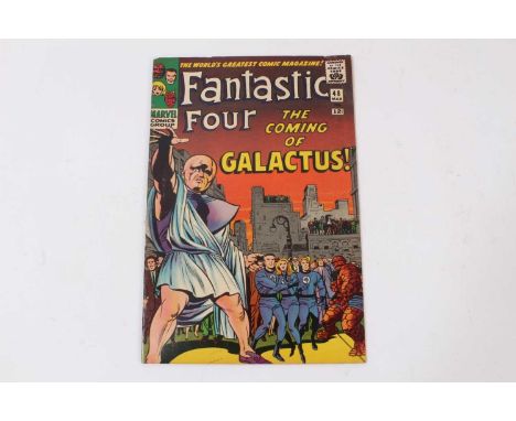 Marvel Comics Fantastic Four #48 (1966) first appearance of Silver Surfer and Galactus, overall very good condition. Priced 1