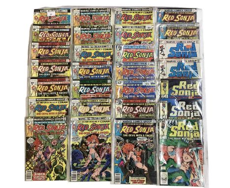 Marvel Comics Red Sonja #1 (1977). First solo series, together with an incomplete run from issues 2 - 15 (1977 - 1979). Also 