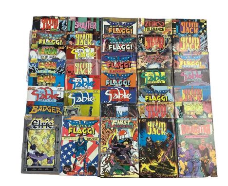 Large group of comics to include Image comics Youngblood, Deathblow, the Savage Dragon, Stormwatch and more. Together with Fi