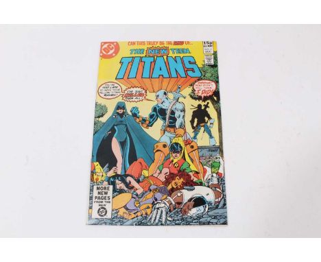 DC Comics, 1980 The New Teen Titans #2. First appearance of Deathstroke. Priced 15p