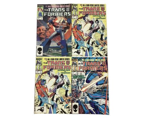 Marvel Comics the Transformers #1 (1984). First apperance of the Autobots and Decepticons, 1 in a four issue limited series, 
