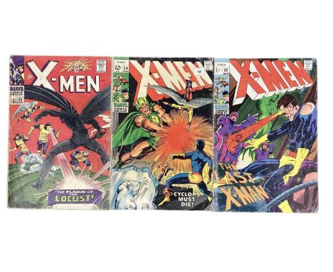 Marvel X-Men (1966) #24 (First appearance and Origin of the Locust), Marvel X-Men (1969) #54 (First appearance of Alex Summer