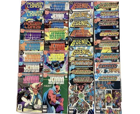 Four DC Comics Mini Series. (1985) Crisis on Infinite Earths 1-12, (1986) Legends 1-6 First appearance of Amanda Weller and N