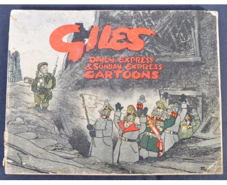 Giles - Daily Express &amp; Sunday Express Cartoons - 1946 First Edition, paperback. Featuring many WWII Second World War rel