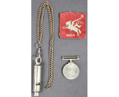 WWII Second World War - a collection of original period items, all presumed related, to include; a scarce original SAS / Airb