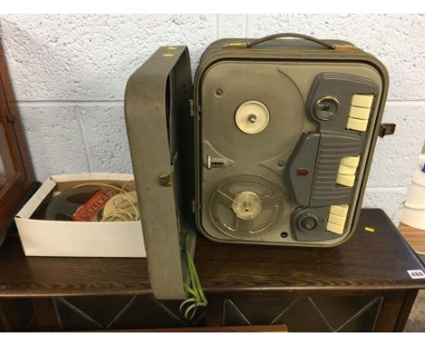 A Philips reel to reel tape recorder