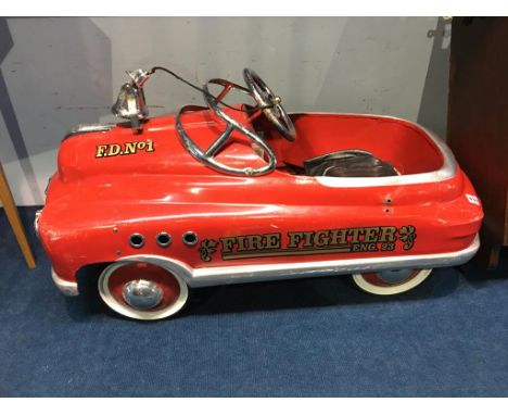 A child's pedal car, 'Fire Fighter Engine 23'