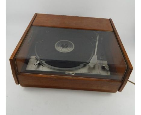 A Lenco L75 cased record player.