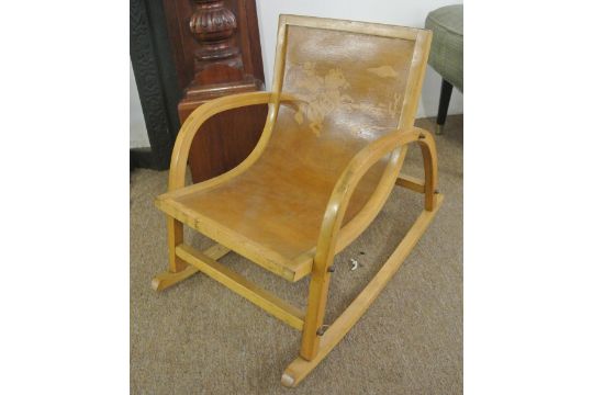 rocking chair child wood
