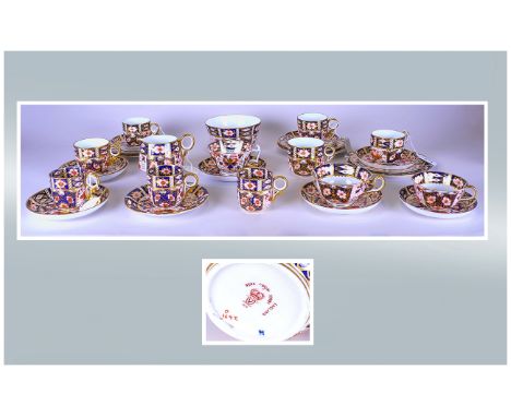 Royal Crown Derby Part 28 Piece Tea & Coffee Set date 1899. All pieces are in excellent condition.