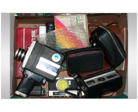 Collection Of Various Cameras & Camera Equipment.