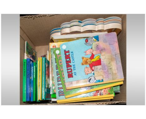 Collection Of Rupert Books Including Rupert And The Magic Pyramid, Rupert And The Ruined Garden, Rupert And The Old Oak Tree,