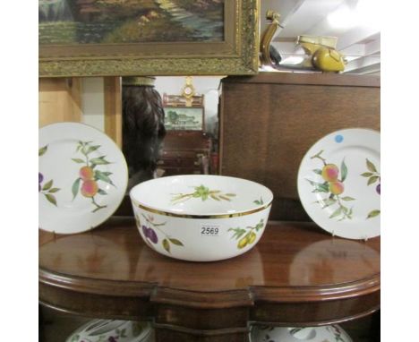 Approximately 23 pieces of Royal Worcester table ware including large bowl, tureens, plates etc.,