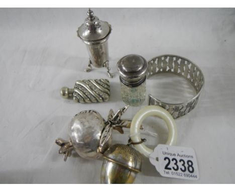 A mixed lot of good silver plate.