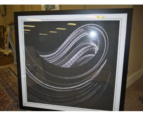 A large modern contemporary print - abstract design.