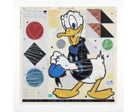 David Spiller (British, 1942-2018)The Power of Love (Donald Duck) Screenprint in colours, 2018, on wove, with the artist's pr