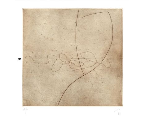Victor Pasmore R.A. (British, 1908-1998)One Plate, from 'Metamorphosis'; The Tear That Falls, from 'Word and Image'   (Lynton