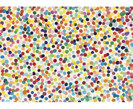 Damien Hirst (British, born 1965)All Through Eternity, from 'The Currency' Unique enamel paint, 2016, on handmade wove, signe