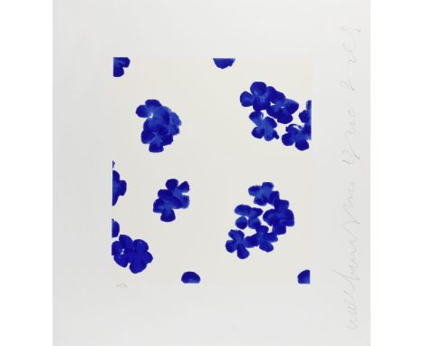 Donald Sultan (American, born 1951)Wallflower 5, from 'Wallflowers Suite' Screenprint in colours, 2008, on wove, signed with 