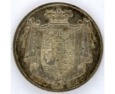 1836 silver Half Crown of William IV. P&amp;P Group 1 (£14+VAT for the first lot and £1+VAT for subsequent lots) 