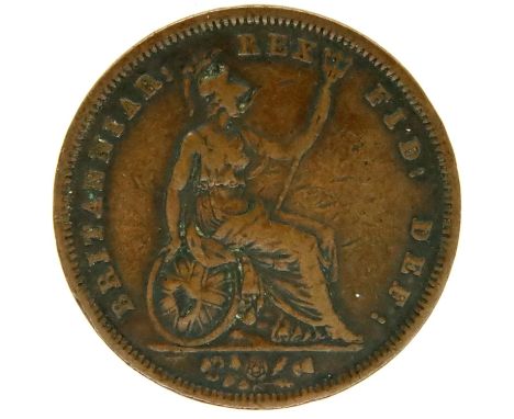 1831 copper Penny of William IV. P&amp;P Group 1 (£14+VAT for the first lot and £1+VAT for subsequent lots) 