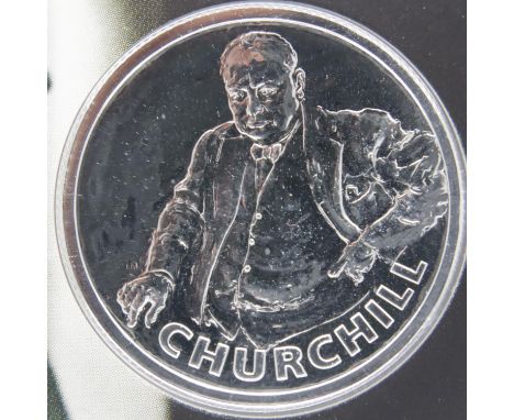 2015 UNC silver unopened Bullion; Churchill 50th  Anniversary £20 coin. P&amp;P Group 1 (£14+VAT for the first lot and £1+VAT