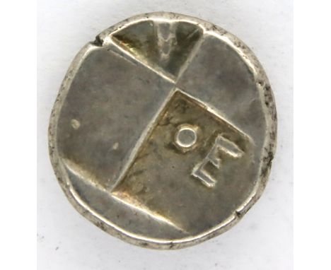 400BC early Archaic silver Chersonesos Hemi-Drachm. P&amp;P Group 1 (£14+VAT for the first lot and £1+VAT for subsequent lots