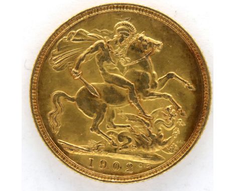 1902 gold sovereign of Edward VII. P&amp;P Group 1 (£14+VAT for the first lot and £1+VAT for subsequent lots) 