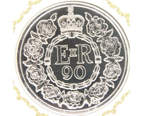 2016 UNC silver unopened Bullion; 90th Birthday HRH £20 coin. P&amp;P Group 1 (£14+VAT for the first lot and £1+VAT for subse