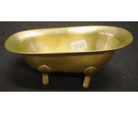 Vintage salesman's brass bathtub sample Length 14cm approx.