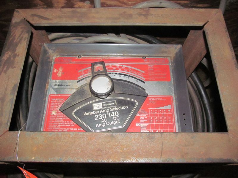Craftsman AC/230 DC/140 amp arc welder, aluminum welding capable