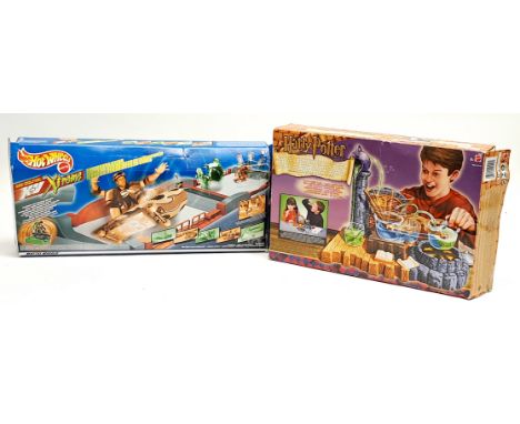 Mattel Hot Wheels Tony Hawks X-V Xtreme skatepark playset &amp; Mattel Harry Potter Professor Snape's Potions Class playset. 