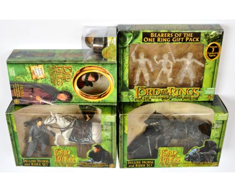 Toy Biz The Lord of the Rings The Fellowship of the Ring action figures, including: (1) &amp; (2) Deluxe Horse &amp; Rider se