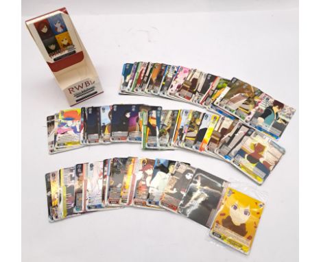 Quantity of Weiss Schwarz RWBY Trading Cards Includes Yang: Team RWBY, Fall Maiden's Downfall, Ruby: Vytal Festival with othe