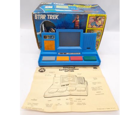 Mego Star Trek Command Communications Console. Complete with Instructions, Excellent to Excellent Plus (Untested) within Fair