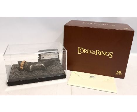 Master Replica The Lord of the Rings The One Ring of Sauron 1550/2500. Near Mint to Near Mint Plus within Excellent to Excell