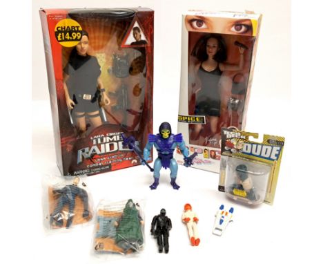 Mattel, Playmates, Hasbro &amp; similar, mixed figures &amp; dolls, to include loose Mattel vintage Masters of the Universe S