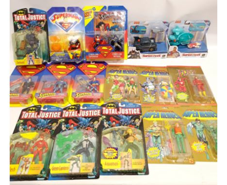 Quantity of DC Comic Collectibles Includes Superman Man of Steel Action Figures, DC Comic Super Heroes Action Figures, Total 