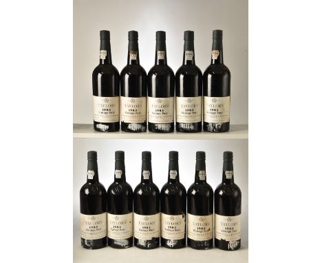 Taylors Vintage Port 1983 11 bts. From a dedicated ambient storage unit in the North of England, these wines have been collec