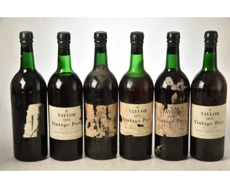 Taylors Vintage Port 1970 6 bts. From a dedicated ambient storage unit in the North of England, these wines have been collect